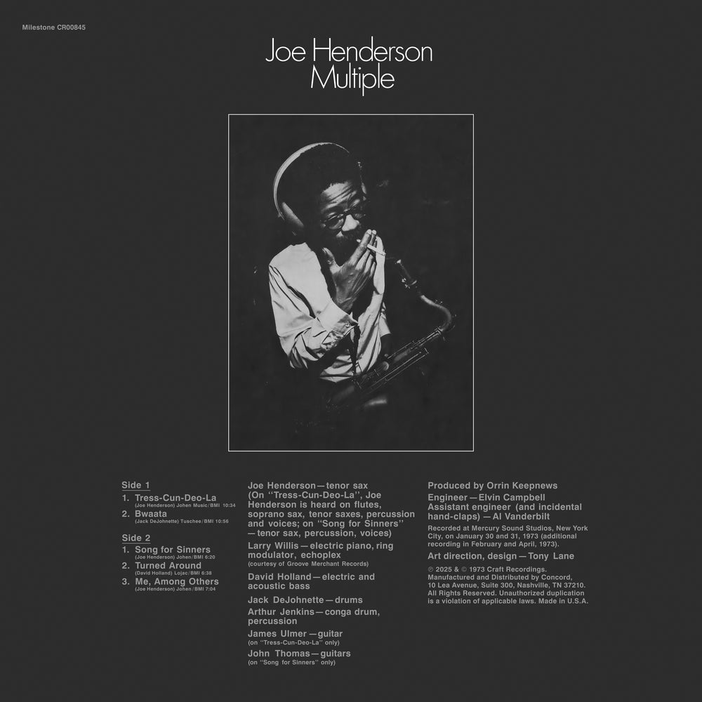 
                  
                    Load image into Gallery viewer, Joe Henderson - Multiple (2025 Re-Issue)
                  
                